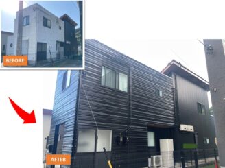 島田市尾川|N様邸|外壁塗装工事・屋根塗装工事|外壁１