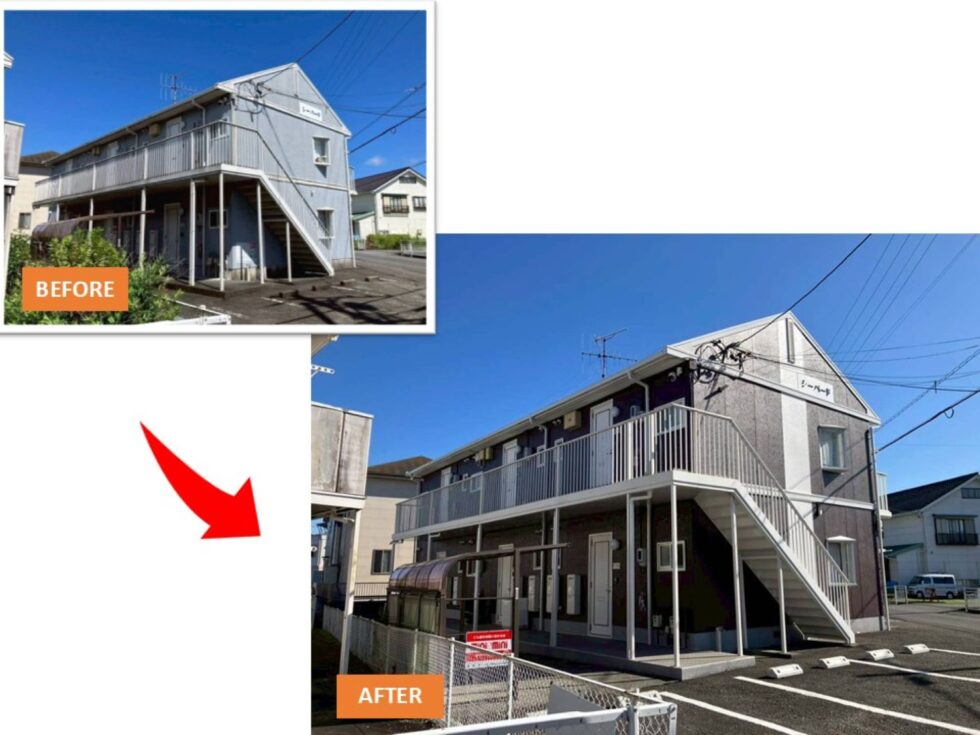 島田市中溝町|シーバード様|外壁／屋根塗装工事・通路防水工事|外壁塗装