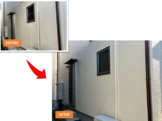 静岡市葵区羽鳥|T様邸|外壁塗装工事・手摺交換工事|外壁